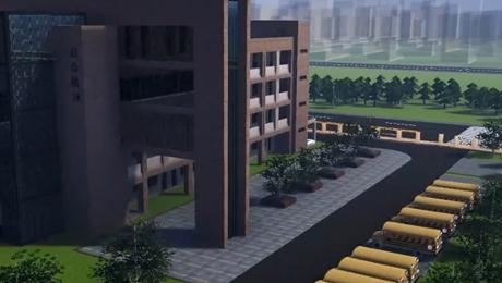 校园建筑漫游动画